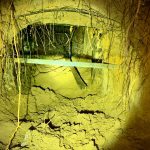 Ein im Jahr 2025 entdeckter Geheimtunnel an der polnisch-belarusischen Grenze.