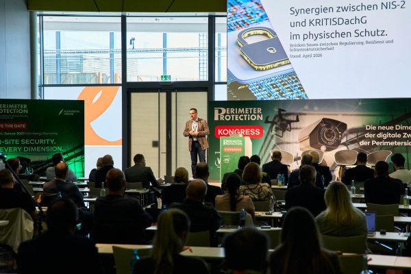 Der Perimeter Protection Kongress fand am 22. und 23. April 2026 erstmals im Messezentrum Nürnberg statt.