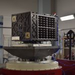 Flamingo-1 Satellit von Vyoma während der Testkampagne am Boden.