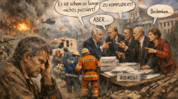 Gesamtverteidigung 2026 - Der Begriff Gesamtverteigung dringt nicht bis zur Bevölkerung durch. Das liegt auch an dem zähen Prozess der politischen Diskussion.