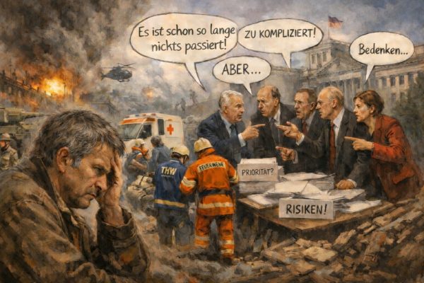 Gesamtverteidigung 2026 - Der Begriff Gesamtverteigung dringt nicht bis zur Bevölkerung durch. Das liegt auch an dem zähen Prozess der politischen Diskussion.