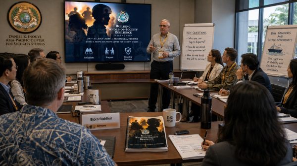 Resistance-Ready Society: Working in the fictional DKI APCSS workshop room
