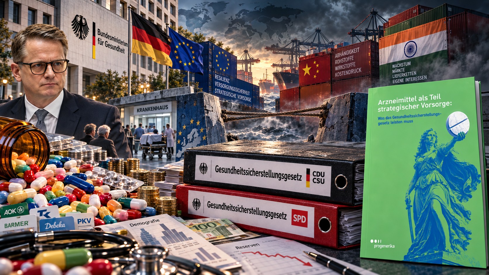 GeSiG 2026: Arzneimittelversorgung zwischen staatlicher Vorsorge, globalen Lieferketten und geopolitischen Abhängigkeiten.