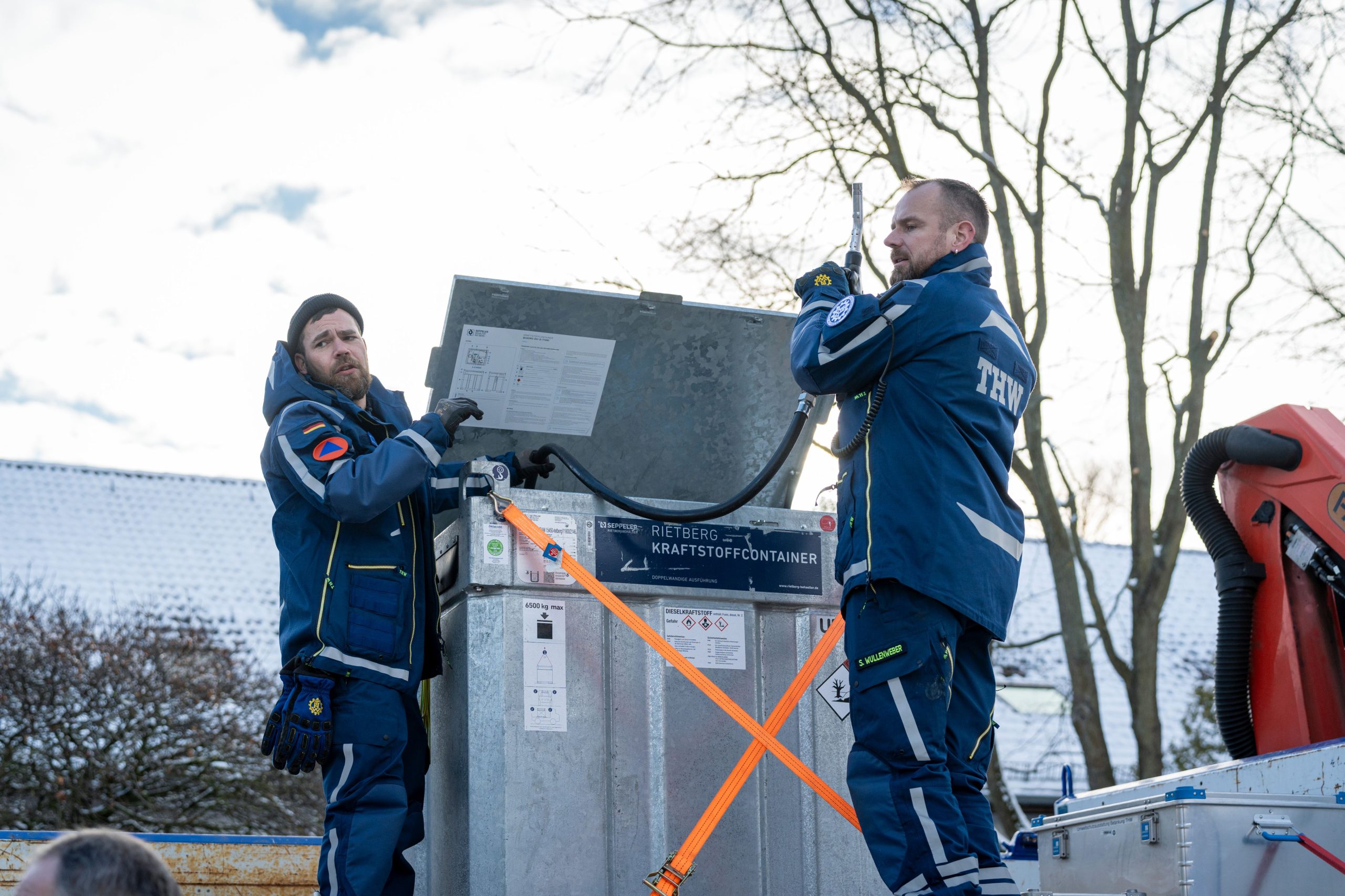 THW im Einsatz in Berlin
