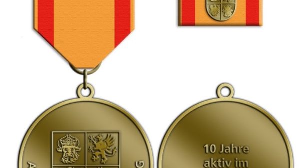 Prototyp des neuen Ehrenzeichens