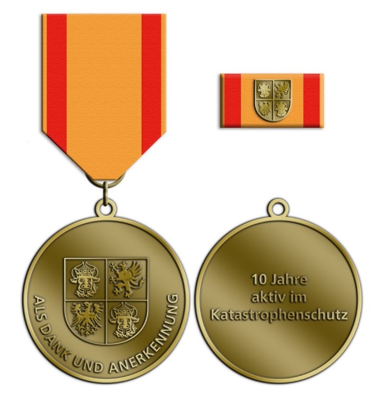 Prototyp des neuen Ehrenzeichens