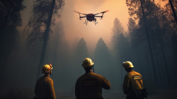 Symbolbild Drohne im Bevölkerungsschutz