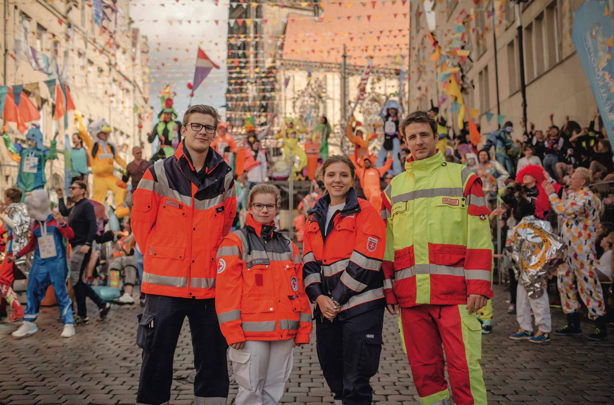 Während Millionen Menschen Karneval feierten, stellten die Hilfsorganisationen im Land die sanitätsdienstliche Versorgung sicher.