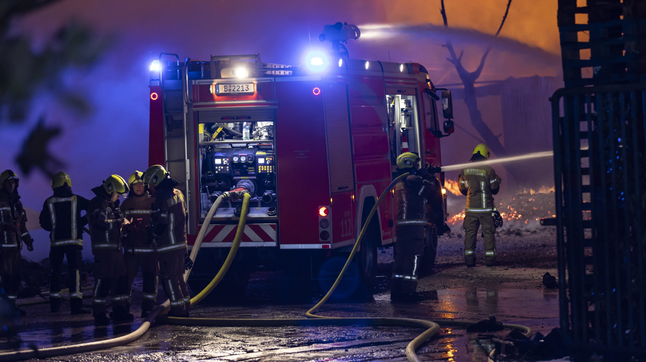 Berliner Feuerwehr im Einsatz