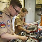 Sanitätsdienst der Bundeswehr bei der Arbeit.