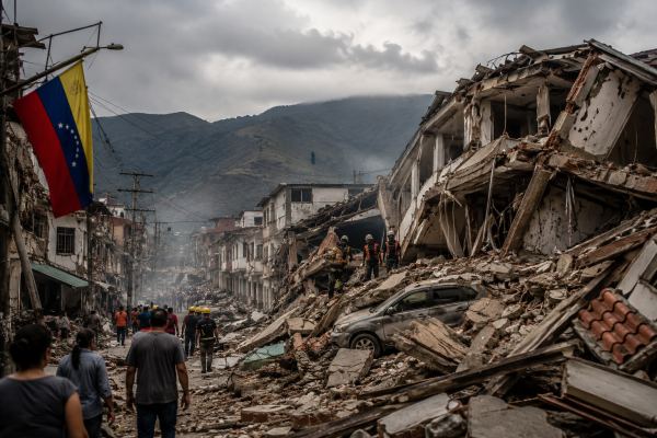 Johanniter: Schwere Erdbeben in Venezuela