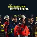 Einsatzkommunikation: Illustration zur Kampagne: "Digitalfunk Rettet Leben"