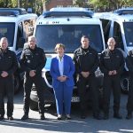 2. Einsatzhundertschaft: Schleswig-Holsteins Innenministerin Sabine Sütterlin Waack bei der Bereitschaftspolizeiabteilung (BPA) der Polizeidirektion für Aus- und Fortbildung und für die Bereitschaftspolizei (PD AFB) in Eutin