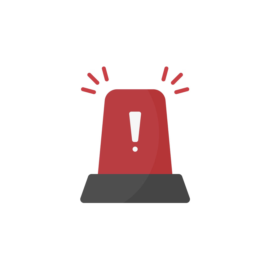 Symbolbild Sirenen Warnung