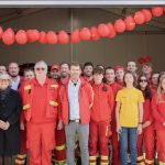 Übergabe von neuer Lagerhalle für erweiterte Ausstattung der DLRG in Schwalbach: Übergabe von neuer Lagerhalle für erweiterte Ausstattung der DLRG in Schwalbach Das Innenministerium förderte das Projekt mit einer Bedarfszuweisung über 71.999 Euro. Das Innenministerium förderte das Projekt mit einer Bedarfszuweisung über 71.999 Euro.