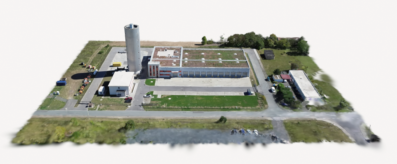 Tanknotstrom: 3D-Scan des FTZ Glaubitz zur Optimierung von Planungsabläufen.