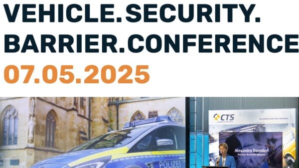 Auf dem Gelände der crashtest-service.com GmbH in Münster wird am 7. Mai 2025 die VEHICLE.SECURITY.BARRIER.CONFERENCE. stattfinden.