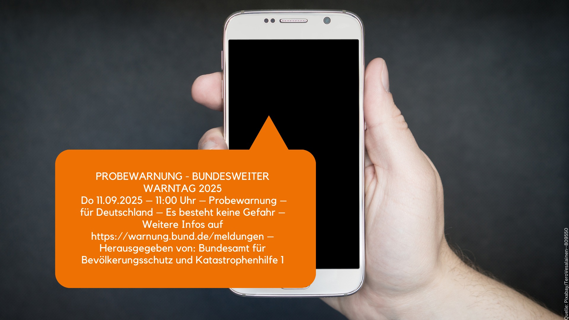 Bundesweiter Warntag am 11. September 2025