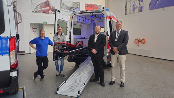 Marc Eschbach und Peter Geschwill aus dem CPM-Vertriebsteam bei BINZ in Thüringen