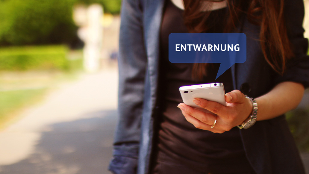 Wichtige Neuerung im Cell Broadcast System: Endlich Entwarnungen möglich