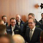 THW: Alexander Dobrindt beim Empfang im Bundesinnenministerium