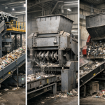 Brandschutz: Die frühzeitige Detektion von Bränden in den Bereichen Sortiertechnik, Schredder und Zerkleinerungsanlagen ist enorm wichtig