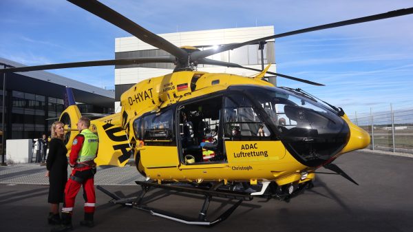 Ein Airbus H145 der für die ADAC Luftrettung im EInsatz ist