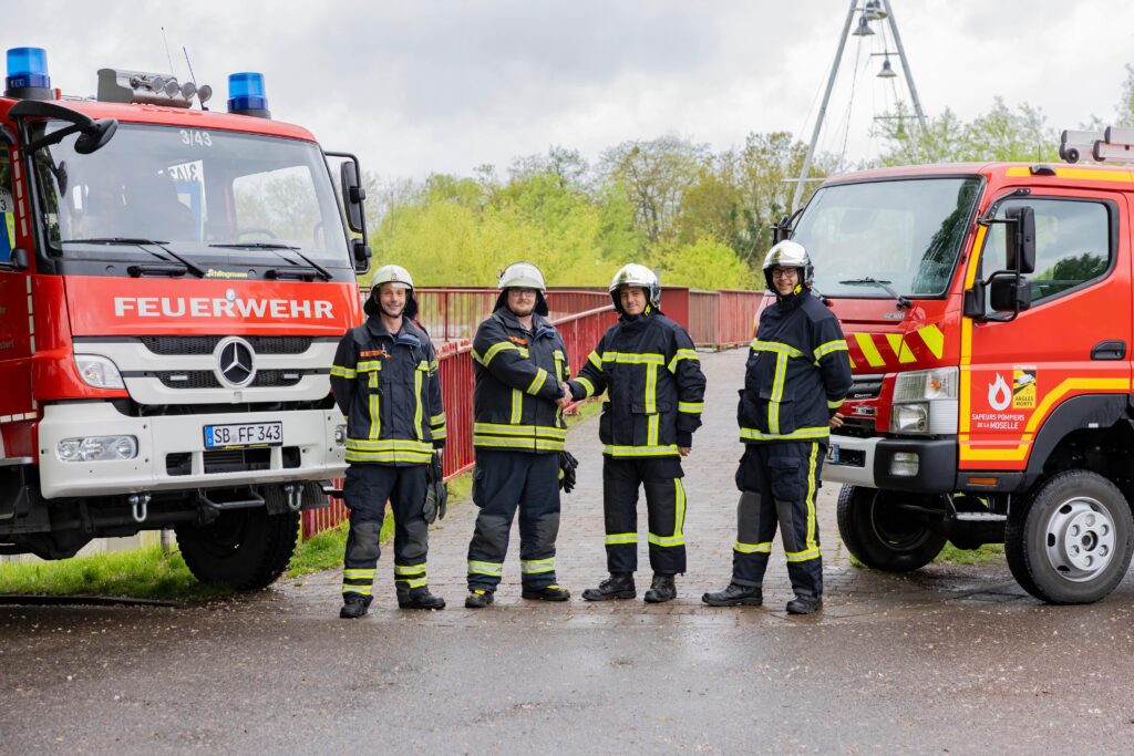 Zusammenarbeit der Feuerwehren als bedeutendes Zeichen für grenzüberschreitende Kooperation