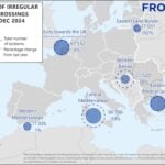 Die von der europäischen Grenzschutzagentur Frontex veröffentlichten Zahlen zur illegalen Migration Richtung EU in 2024.
