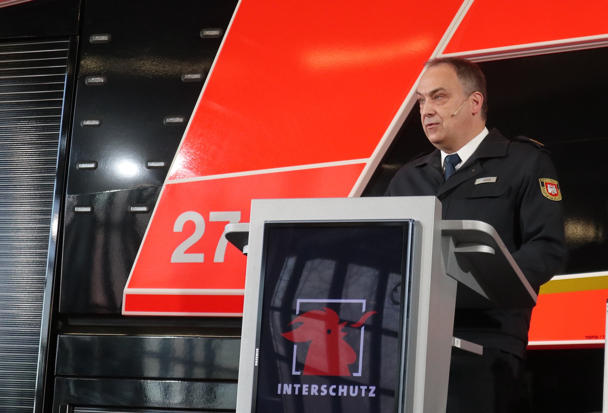Christoph Bahlmann, Direktor der Feuerwehr Hannover