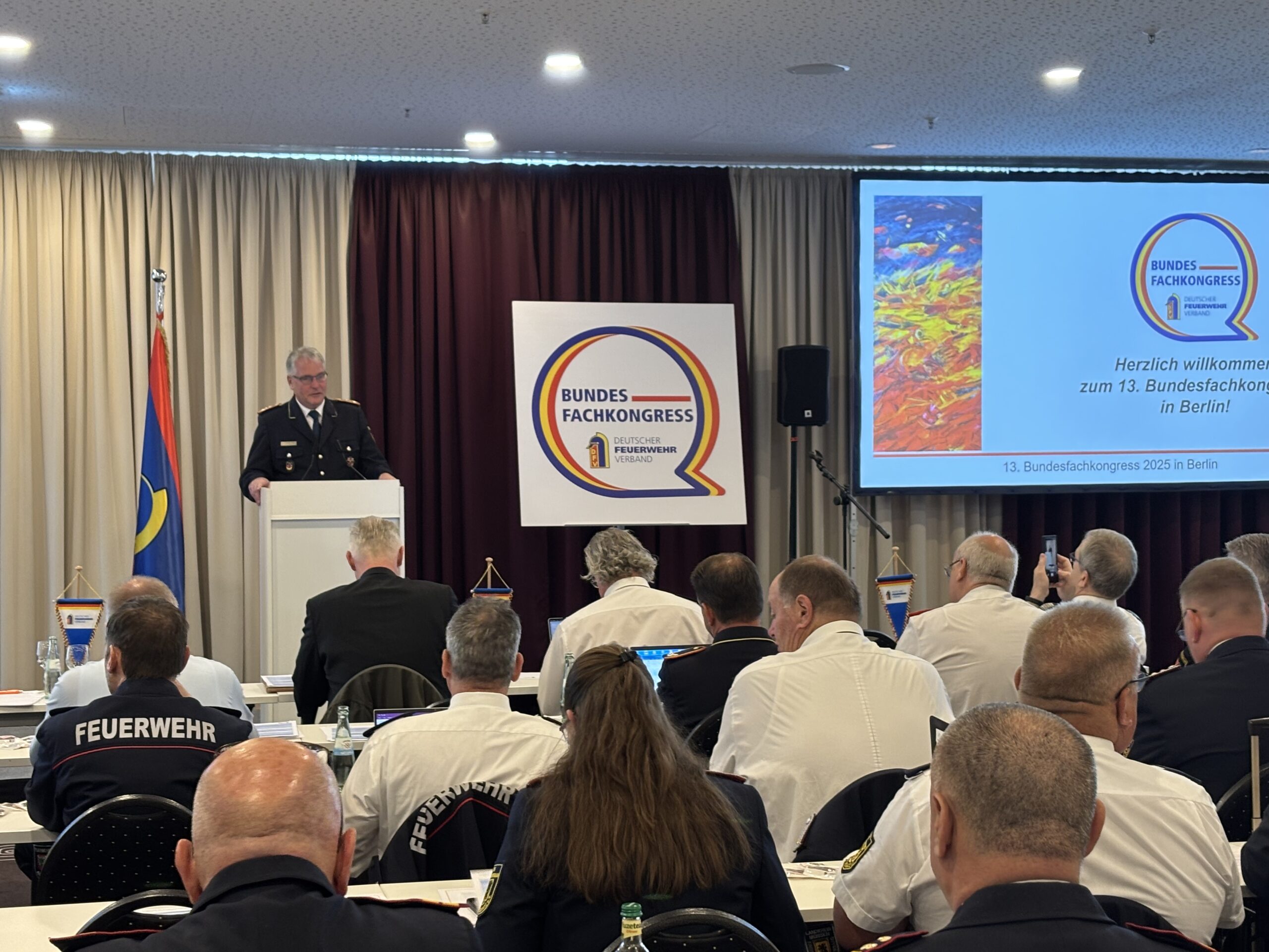 Der 13. Bundesfachkongress des Deutschen Feuerwehrverbandes fand am 22. Mai 2025 in Berlin statt.