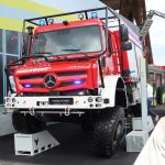 Mercedes-Benz Trucks : Unimog U 5025 – Tanklöschfahrzeug für Wald und Wasser – auf der Interschutz 2026.