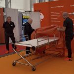 Medical X: Enthüllung des "Medical X" Peter Kovács, Herbert Hüttlin und Dirk Fischer (v.l.n.r.) haben seit letzten Juli auf diesem Moment hingearbeitet.
