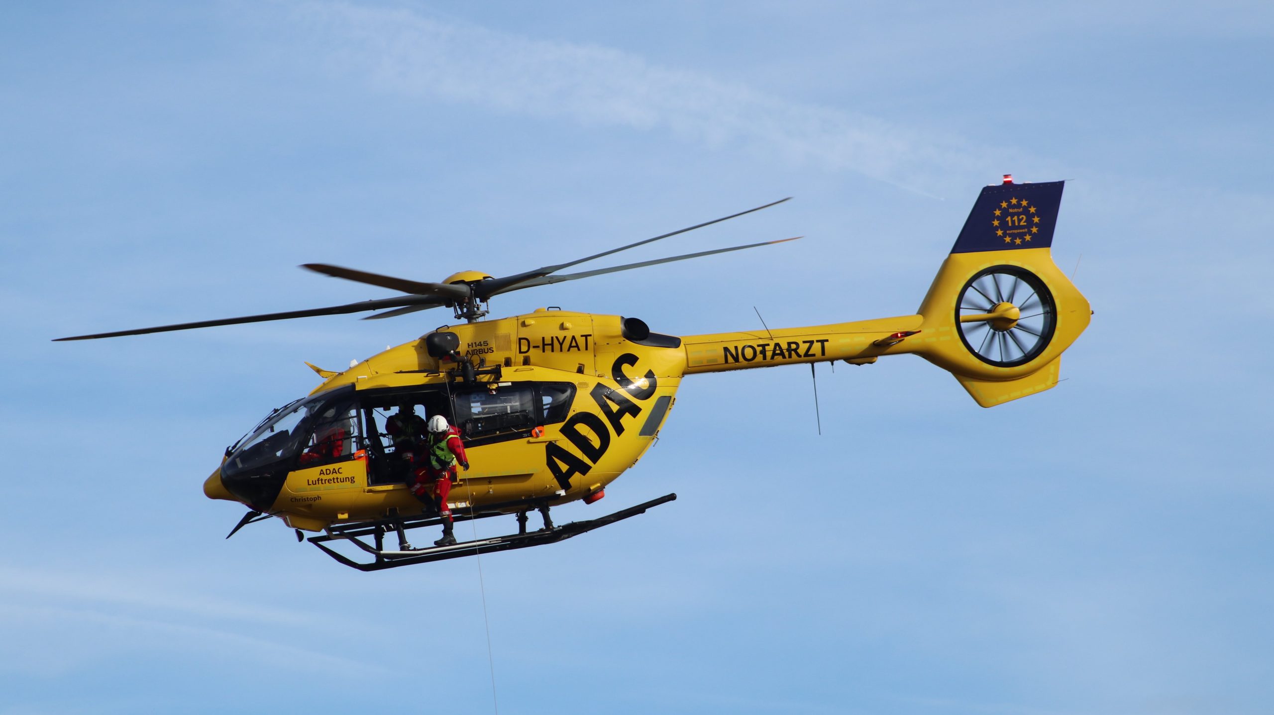 Christoph H-145 im Einsatz