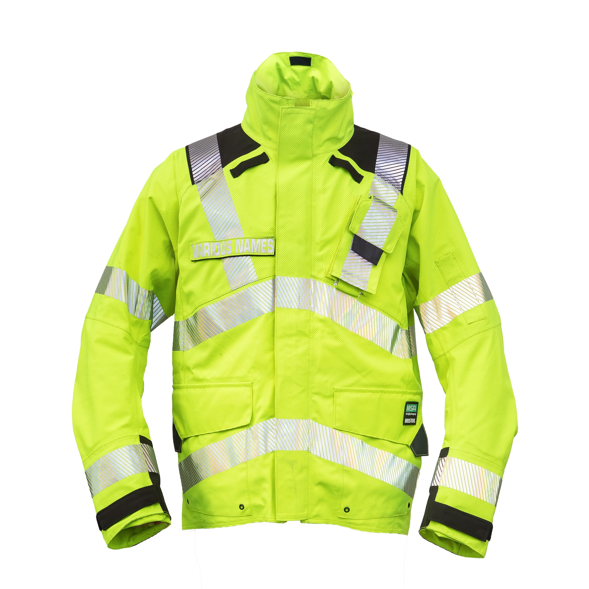 MSA Bristol Schutzjacke mit GORE-TEX CROSSTECH PYRAD Stretch Produkttechnologie.