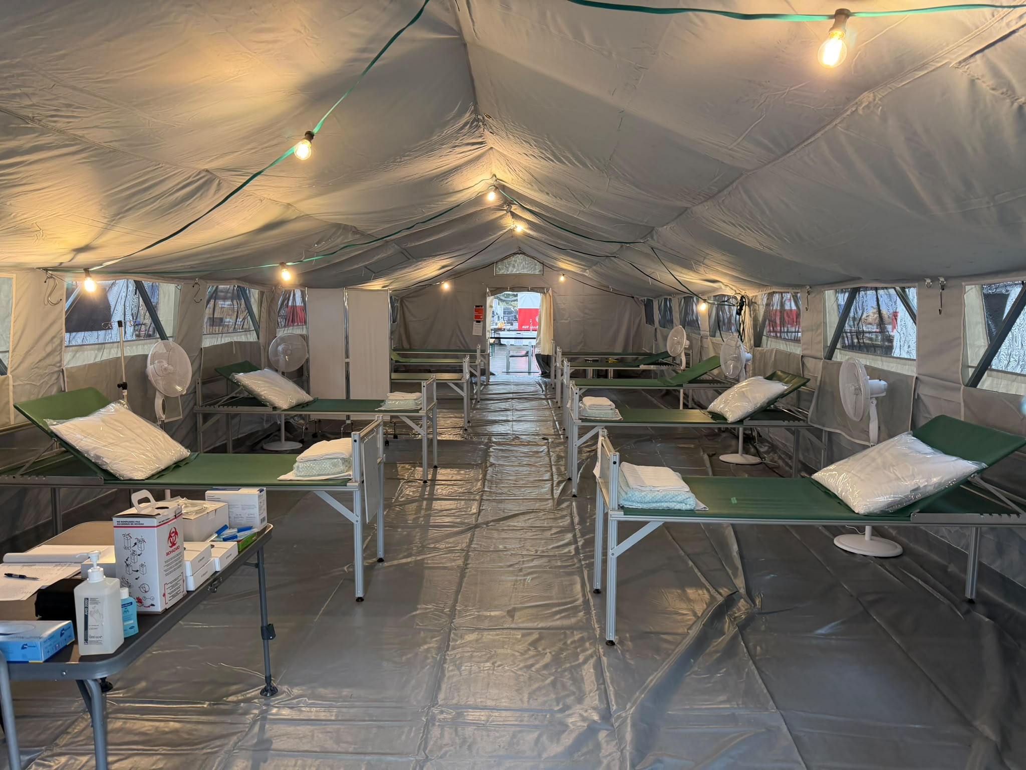 Die Mobile Krankenstation des Feldkrankenhauses