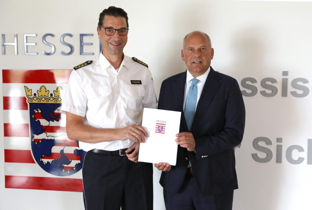 Innenminister Roman Poseck ernennt Felix Paschek zum neuen Landespolizeipräsidenten