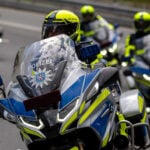 Motorradstaffel der Polizei Thüringen im Einsatz