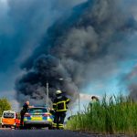 Einsatzhygiene: Großeinsatz der Feuerwehr nach einer Explosion.