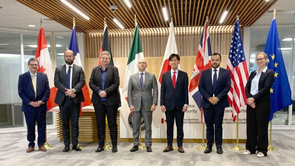 Die G7-Cybersecurity Working Group in Ottawa (Kanada) besteht aus den Cybersicherheitsbehörden Kanadas, Frankreichs, Deutschlands, Italiens, Japans, Großbritanniens, USA und der EU.