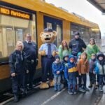 Bahnverkehrserziehung der Bundespolizei am Bahnhof Weiden