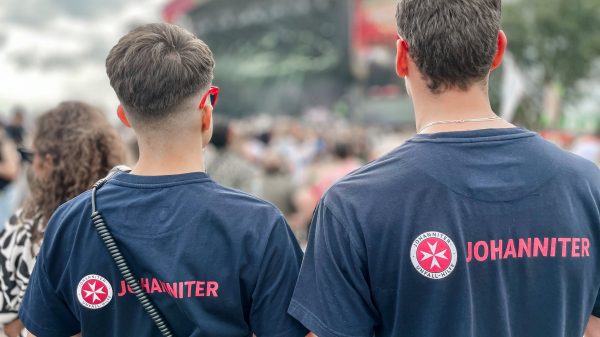 Krisenportal: Johanniter Einsatzkräfte auf einem Festival