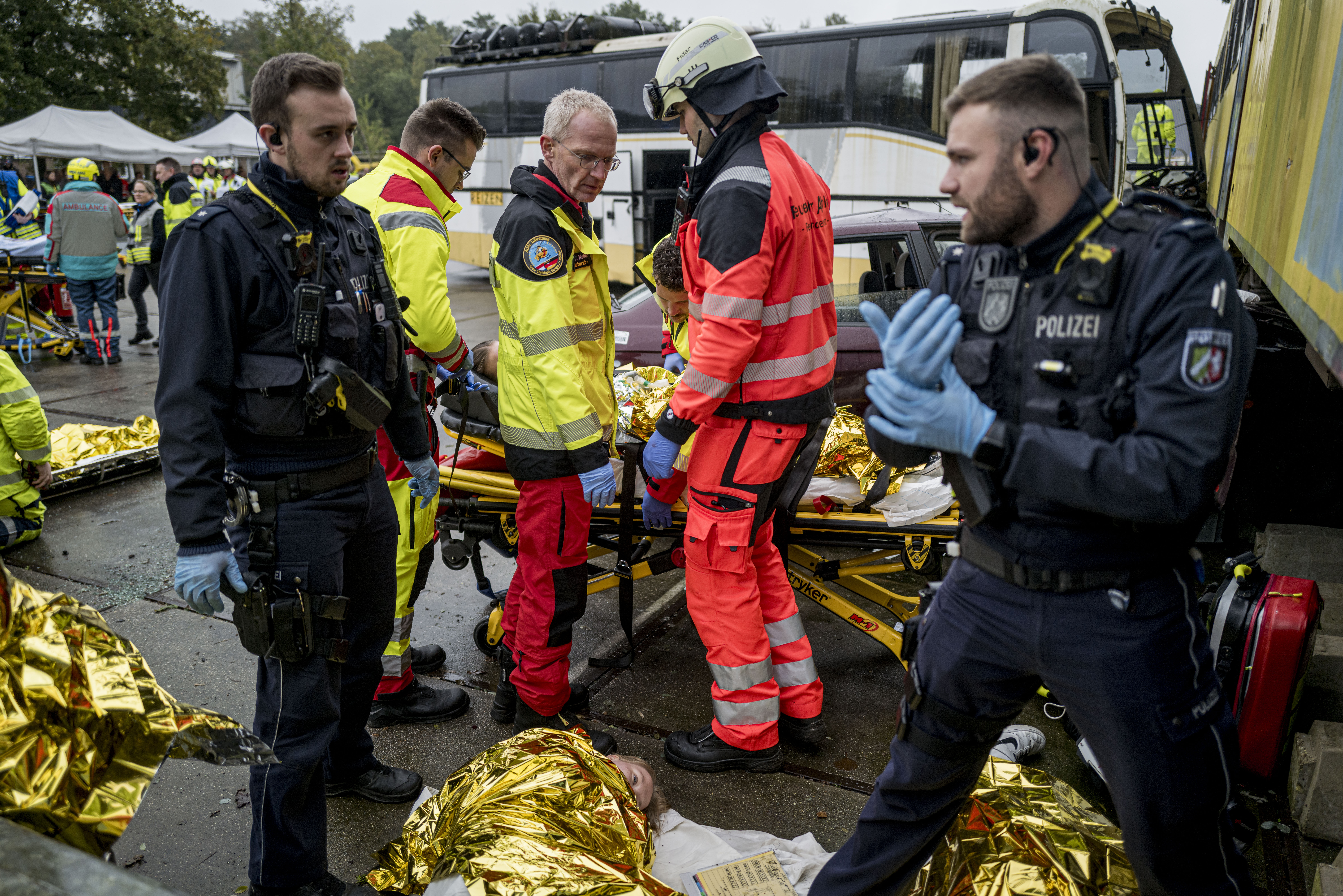 Fachberatung Luftrettung: Euregio-Großübung zum Katastrophenschutz mit diversen Rettungsorganisationen.