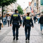 Sicherheit durch Sichtbarkeit: Fußstreifen im Ulmer Stadtgebiet sollen das Sicherheitsgefühl der Bevölkerung stärken.