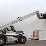 In Berlin-Tegel baute das Deutsche Rote Kreuz das erste MBM 5.000 auf – jetzt könnte das Mobile Betreuungsmodul 5.000 vor dem Aus stehen.