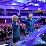 THW-Präsidentin Sabine Lackner und Bundesinnenminister Alexander Dobrindt beim Festakt zum 75. Jahrestag