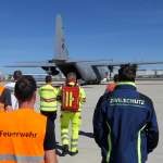 Patiententransport: Um eine regionale Überlastung der Intensivkapazitäten in Krankenhäusern in der Pandemie zu vermeiden, entwickelten Bund und Länder ein gemeinsames Verfahren zur bundesweiten Verlegung von Patienten. Foto: BBK