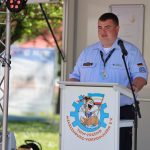 THW: Landesjugendleiter Mecklenburg-Vorpommern Konrad Neumann bei der Eröffnungsrede.