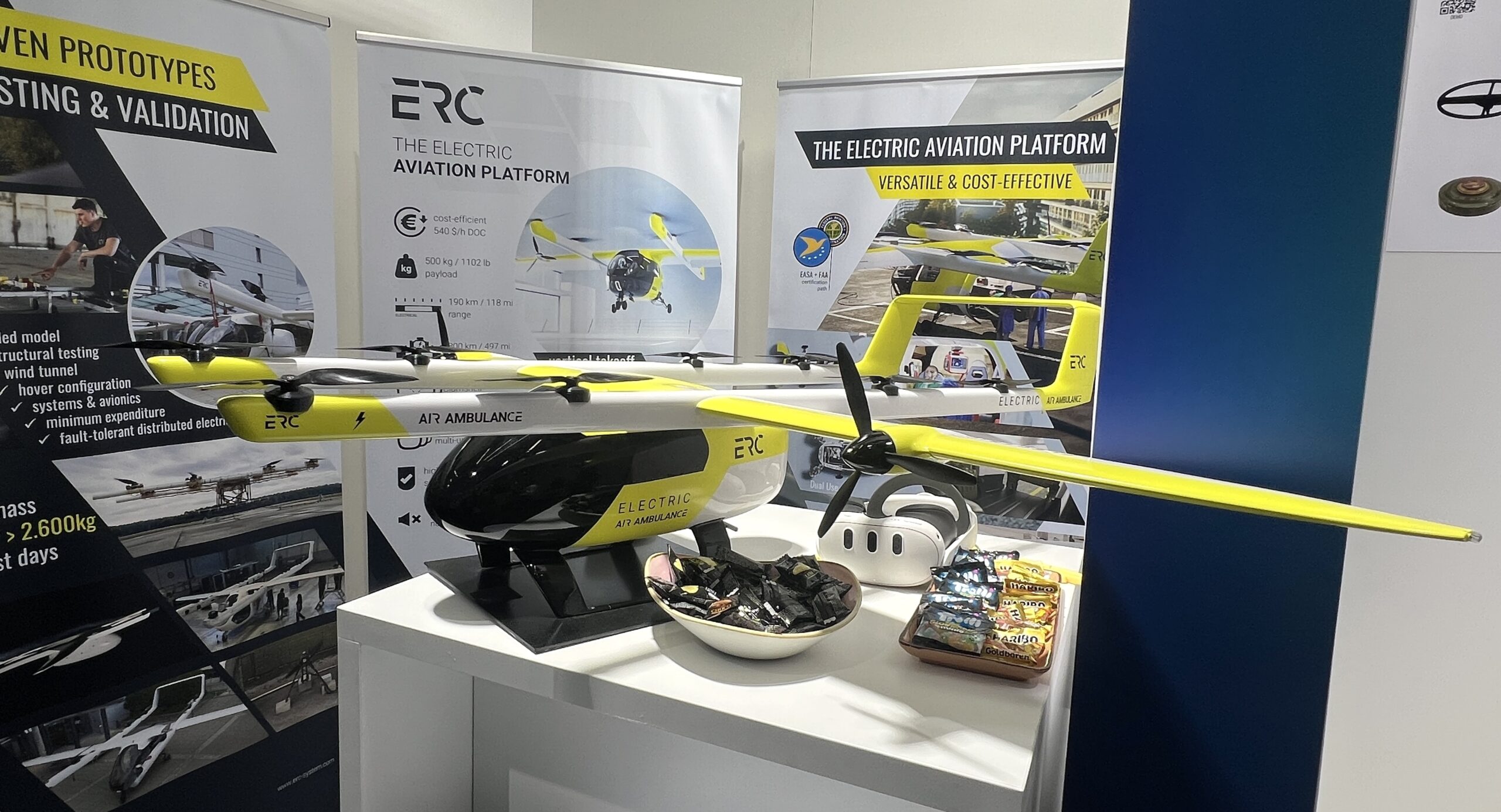 Das ERC System setzt auf e-Mobilität in der Luft