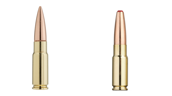 Hornady: Die Munition .338 ARC 175-gr HP (l.) und die Munition .338 ARC 307gr Sub-X Subsonic (r.)